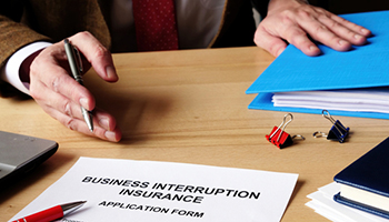 representation of a business interruption dispute